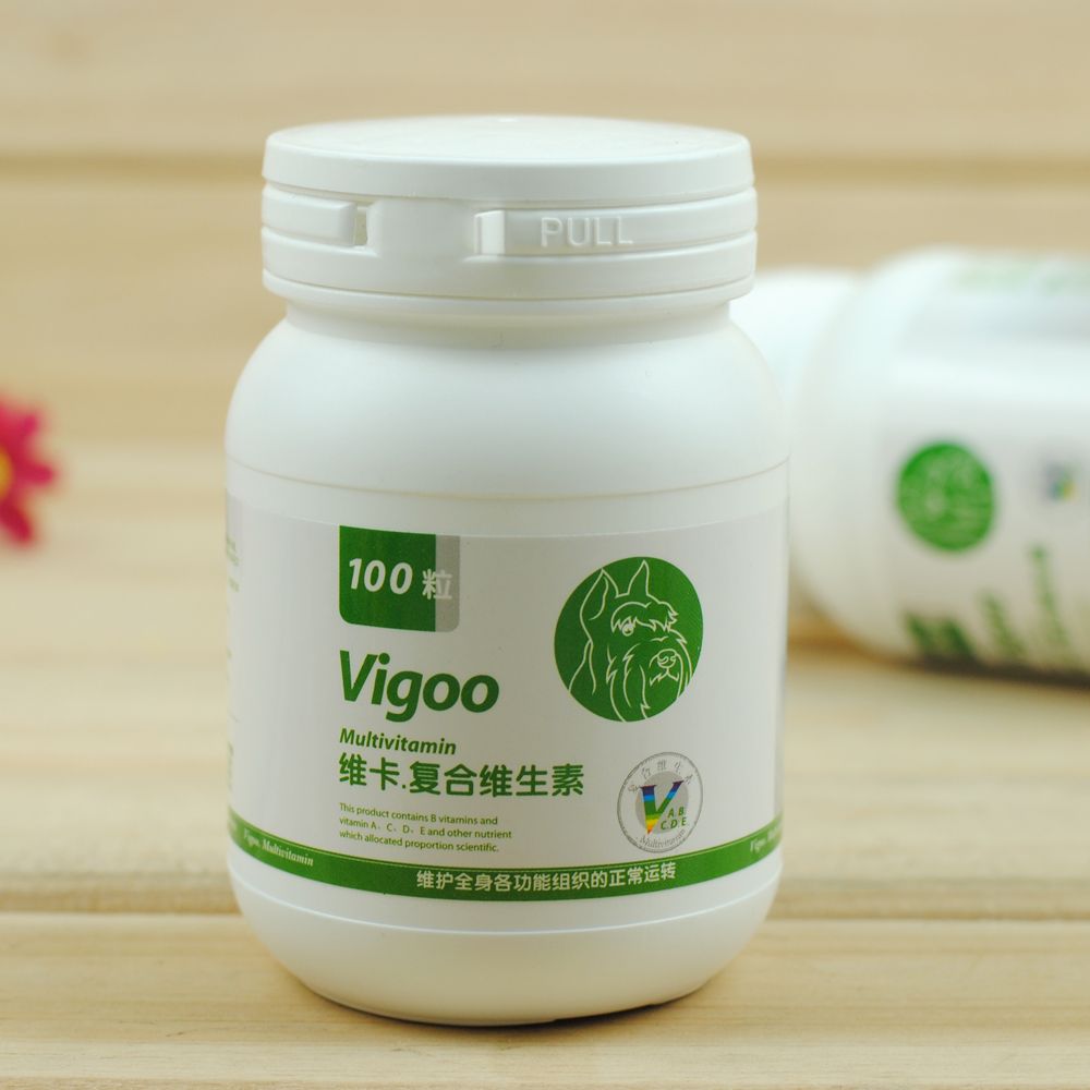 维卡vigoo 犬用复合维生素 提高机体免疫力 100片