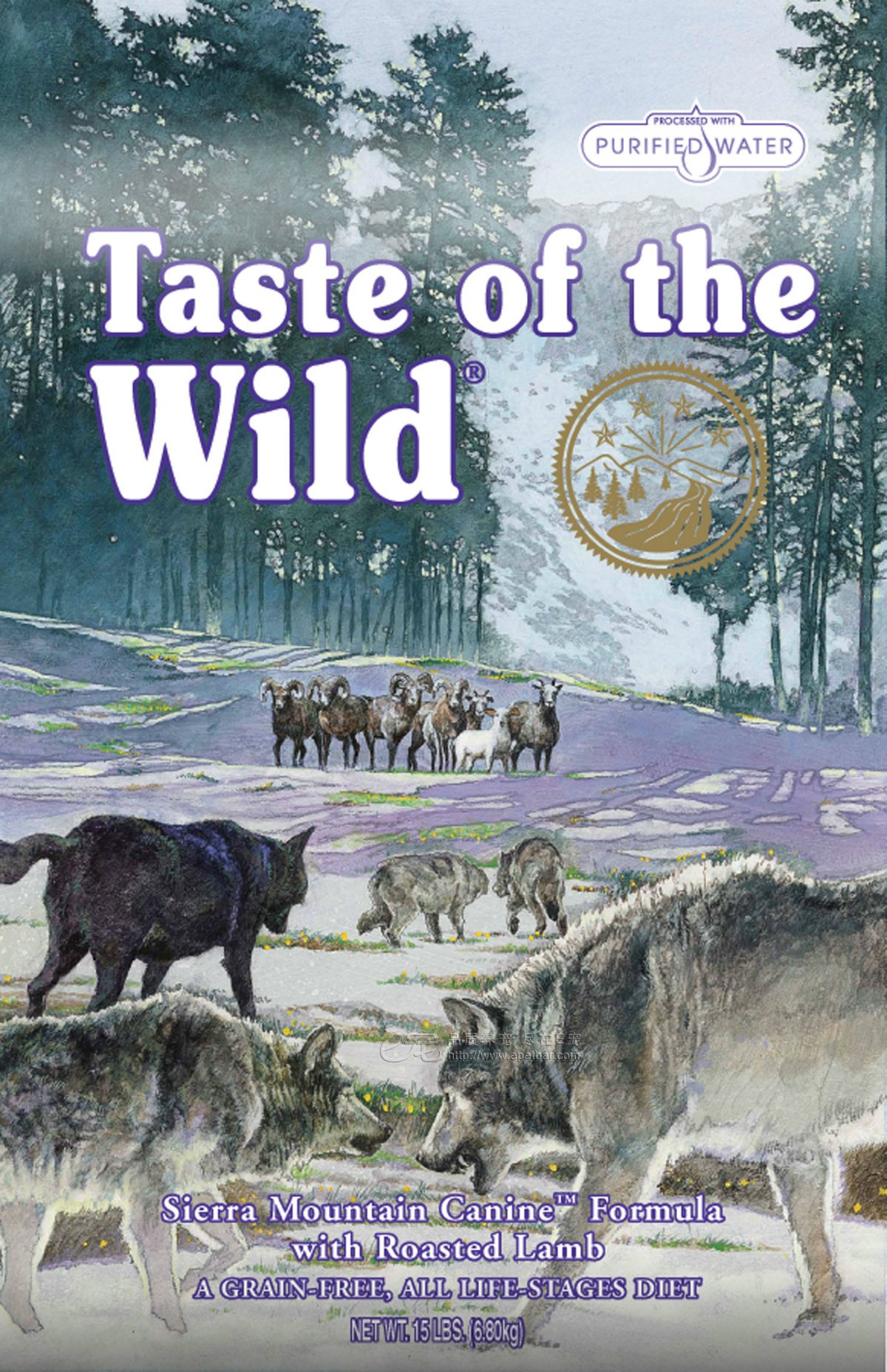 wdj推荐 六星级 美国原装进口 taste of the wild荒野