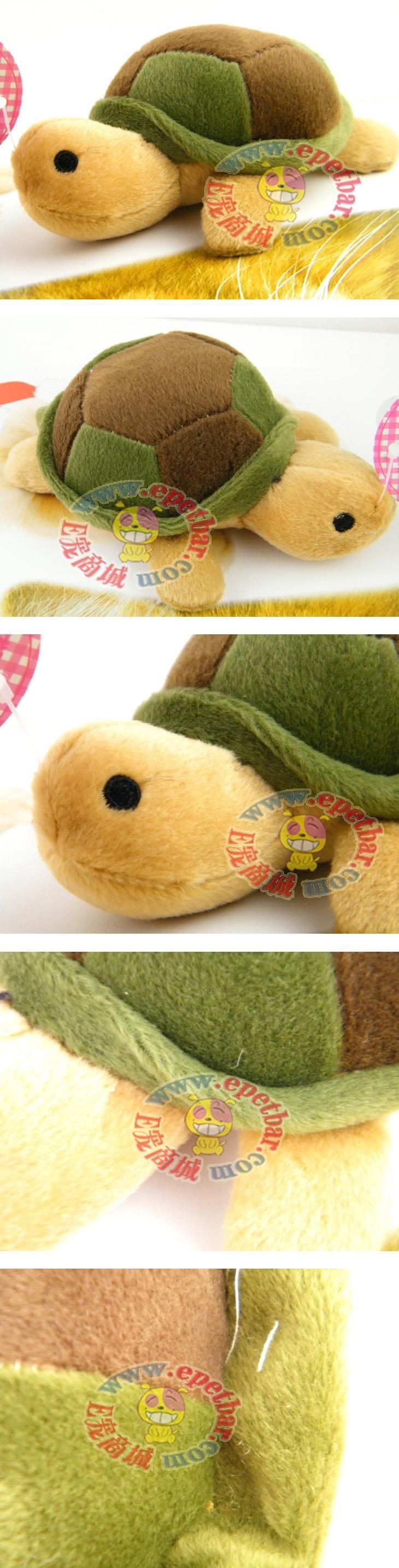 宠物商城狗狗用品网为你的爱宠提供:日本AiBaoPet 棉绒发声宠物玩具——小海龟